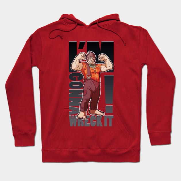 Wreck it Ralph Hoodie by leomon32